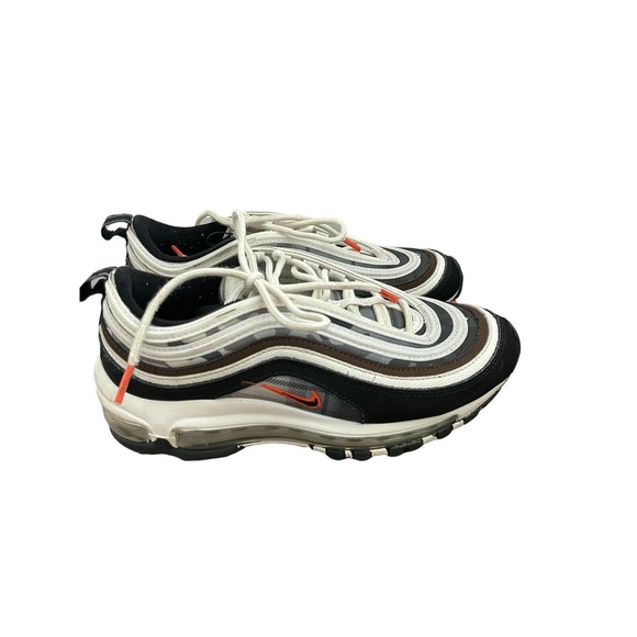 NIKE AIR MAX 97 (GS) WHITE-BLACK-BROWN 